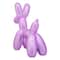 11" Electroplated Purple Balloon Dog Figurine
